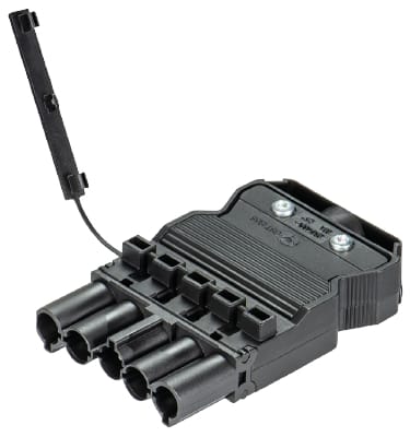 Wieland - connecteur GST18i5 mâle à Vis Noir