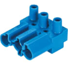 Wieland - connecteur ST18i3 femelle à vis Bleu