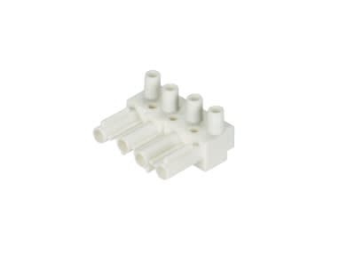 Wieland - connecteur ST18i4 mâle à vis Blanc