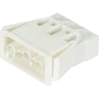 Wieland - embase ST18i3 mâle à ressort Blanc