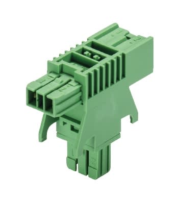 Wieland - répartiteur BST14i2 1E/2S en T Vert