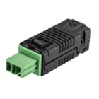 Wieland - connecteur BST14i2 femelle à ressort Vert