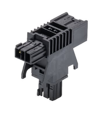 Wieland - répartiteur BST14i3 1E/2S en T Noir