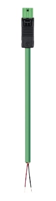 Wieland - cordon BST14i2 7m M/- 0,5² FBHH Vert ss halogène