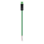Wieland - cordon BST14i2 7m M/- 0,5² FBHH Vert ss halogène