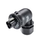 Wieland - connecteur RST20i2 coudé mâle à ressort 6-10mm Noir