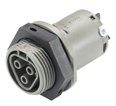 Wieland - embase RST25i3 femelle M25 à vis Gris foncé