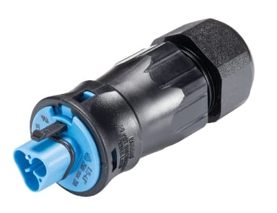 Wieland - connecteur RST20i3 mâle à ressort 13-18mm Bleu clair