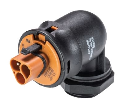 Wieland - embase RST20i3 coudé mâle M25 à ressort Marron
