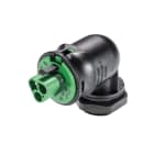 Wieland - embase RST20i3 coudé mâle M25 à ressort Vert
