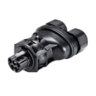 Wieland - connecteur RST20i4 mâle à vis double 10-14mm Noir