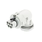 Wieland - embase RST20i4 coudé mâle à vis M25 Gris clair