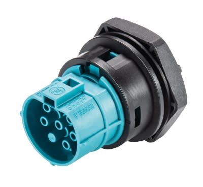 Wieland - Embase RST20i6 M32 femelle à vis turquoise