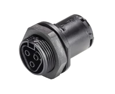 Wieland - embase RST20i3 femelle M25 à sertir Noir