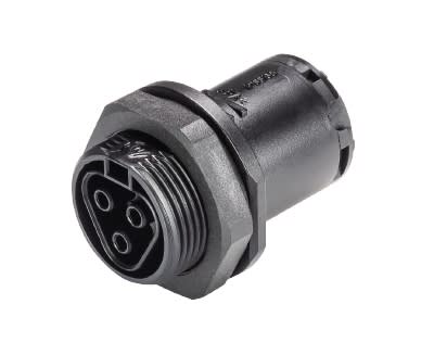 Wieland - embase RST20i3 femelle M25 à sertir Noir