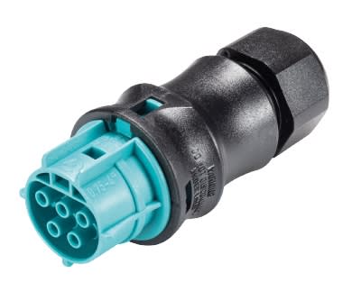 Wieland - connecteur RST20i5 femelle à sertir 10-14mm Turquoise
