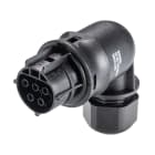 Wieland - connecteur RST20i5 coudé femelle à sertir 10-14mm Noir