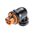 Wieland - embase RST20i5 coudé mâle à sertir M20 marron