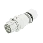 Wieland - embase RST20i5 coudé 7° femelle à sertir M16 Gris clair