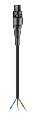 Wieland - cordon RST20i3 2m M/- 1,5² HO5VVF Noir (Eca)