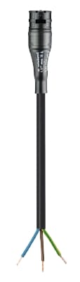 Wieland - cordon RST20i3 3m F/- 2,5² HO5VVF Noir (Eca)