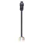 Wieland - cordon RST20i4 4m M/- 1,5² HO7RNF Noir