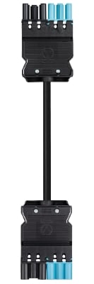 Wieland - cordon GST18i6 6m M/F 1,5² HO5VVF Noir/Bleu pastel (Eca)