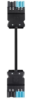 Wieland - cordon GST18i6 6m M/F 1,5² HO5VVF Noir/Bleu pastel (Eca)