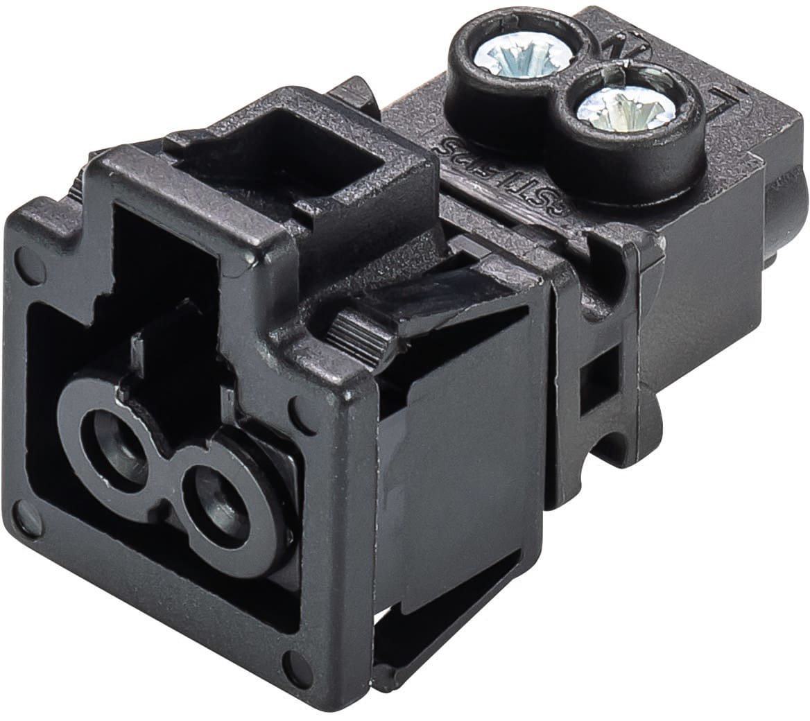Wieland - embase GST15i2 femelle noir