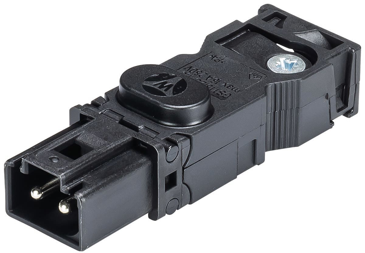 Wieland - connecteur GST15i2 mâle noir