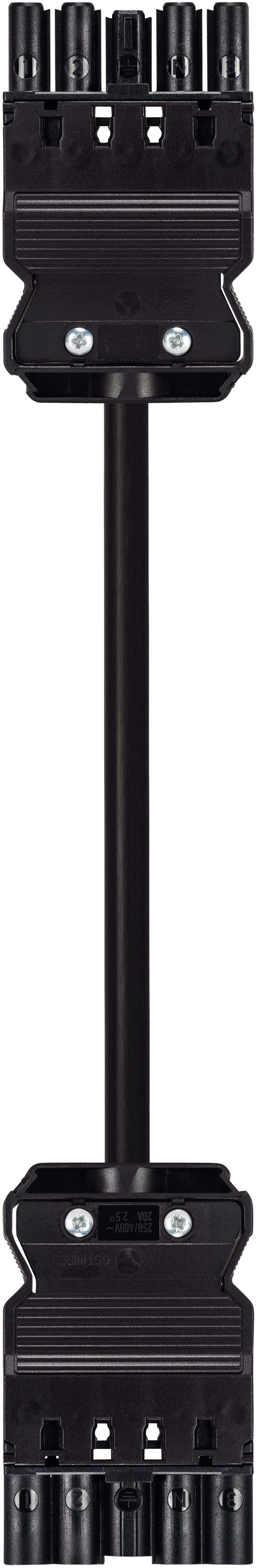 Wieland - cordon GST18i5 3m M/F 1,5² HO5Z1Z1F Noir (Bca)