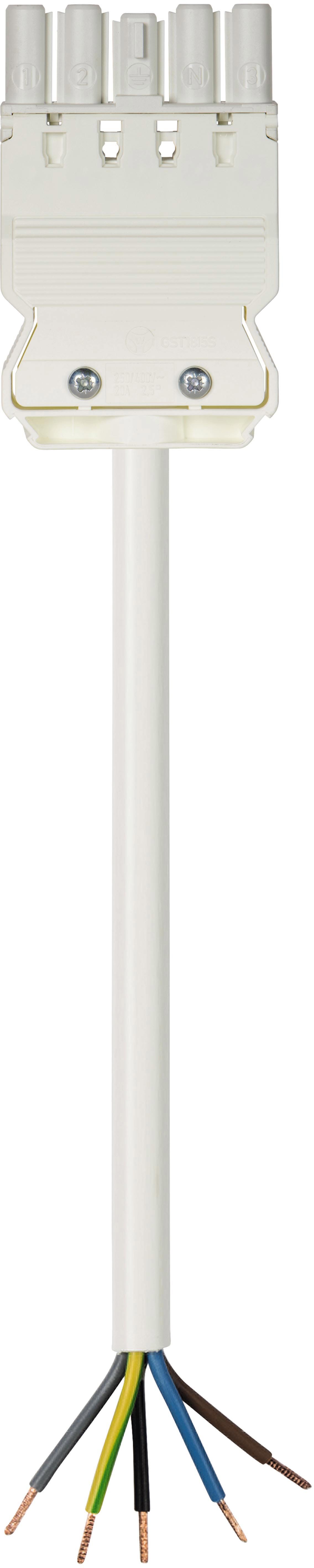 Wieland - cordon GST18i5 4m F/- 1,5² HO5Z1Z1F Blanc ss halogène (Eca)