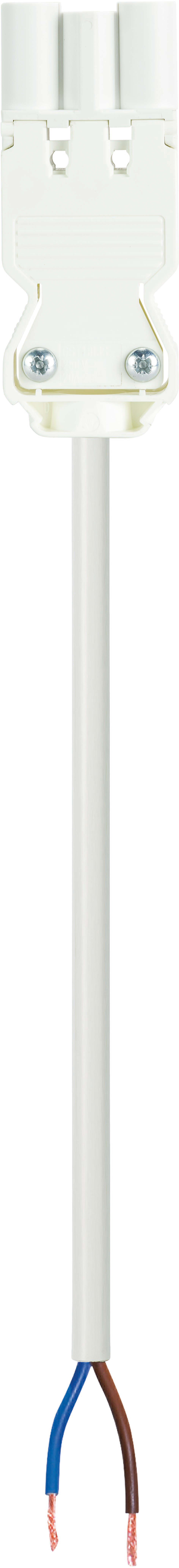 Wieland - Cordon GST18i2 1m M/- 0,75² HO5Z1Z1F Blanc (Eca)