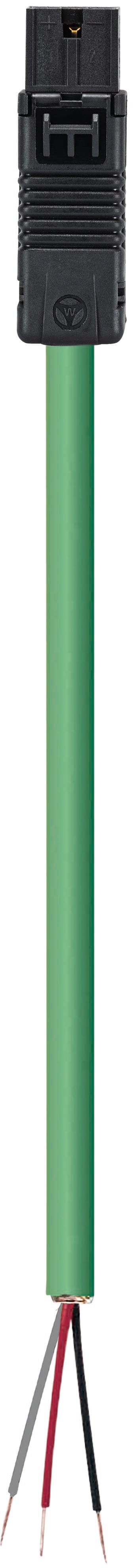 Wieland - cordon BST14i3 3m M/- 0,5² FBHH Noir ss halogène