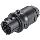 Wieland - embase RST20i3 femelle M16 à vis Noir