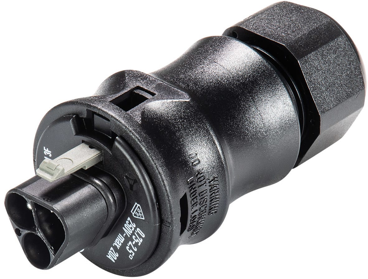 Wieland - connecteur RST20i3 mâle à ressort 6-10mm Noir