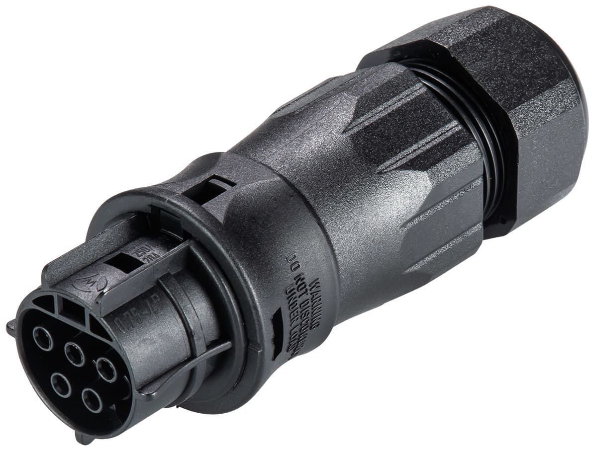 Wieland - connecteur RST20i5 femelle à vis 13-18mm Noir