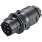 Wieland - embase RST20i5 femelle à vis M16 Noir