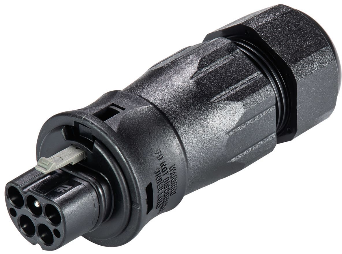 Wieland - connecteur RST20i5 mâle à vis 13-18mm Noir