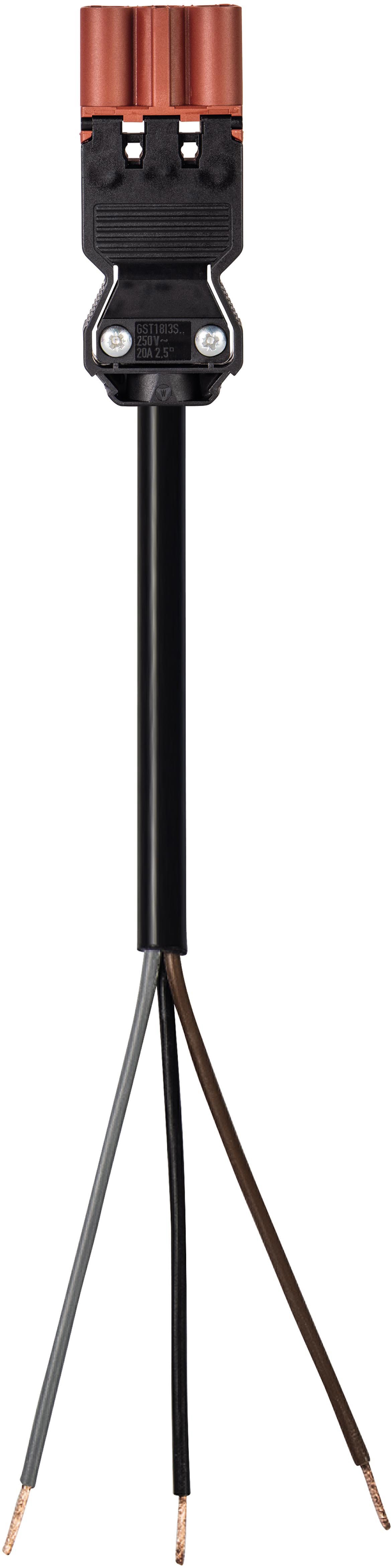 Wieland - cordon GST18i3 7m M/- 1,5² HO5Z1Z1F Marron ss halogène (Eca)