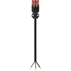 Wieland - cordon GST18i3 6m F/- 2,5² HO5Z1Z1F Marron ss halogène (Eca)