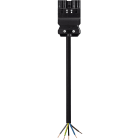 Wieland - cordon GST18i5 9m M/- 2,5² HO5Z1Z1F Noir ss halogène (Eca)