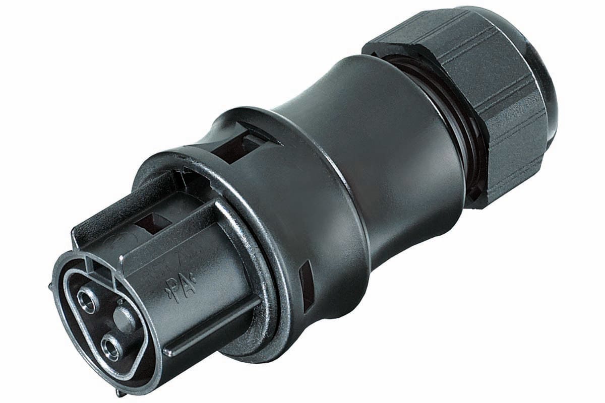 Wieland - connecteur RST20i2 femelle à ressort 10-14mm Noir