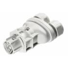 Wieland - connecteur RST20i2 femelle à ressort double 10-14mm Gris clair