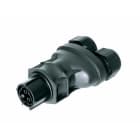 Wieland - connecteur RST20i2 femelle à ressort double 10-14mm Noir
