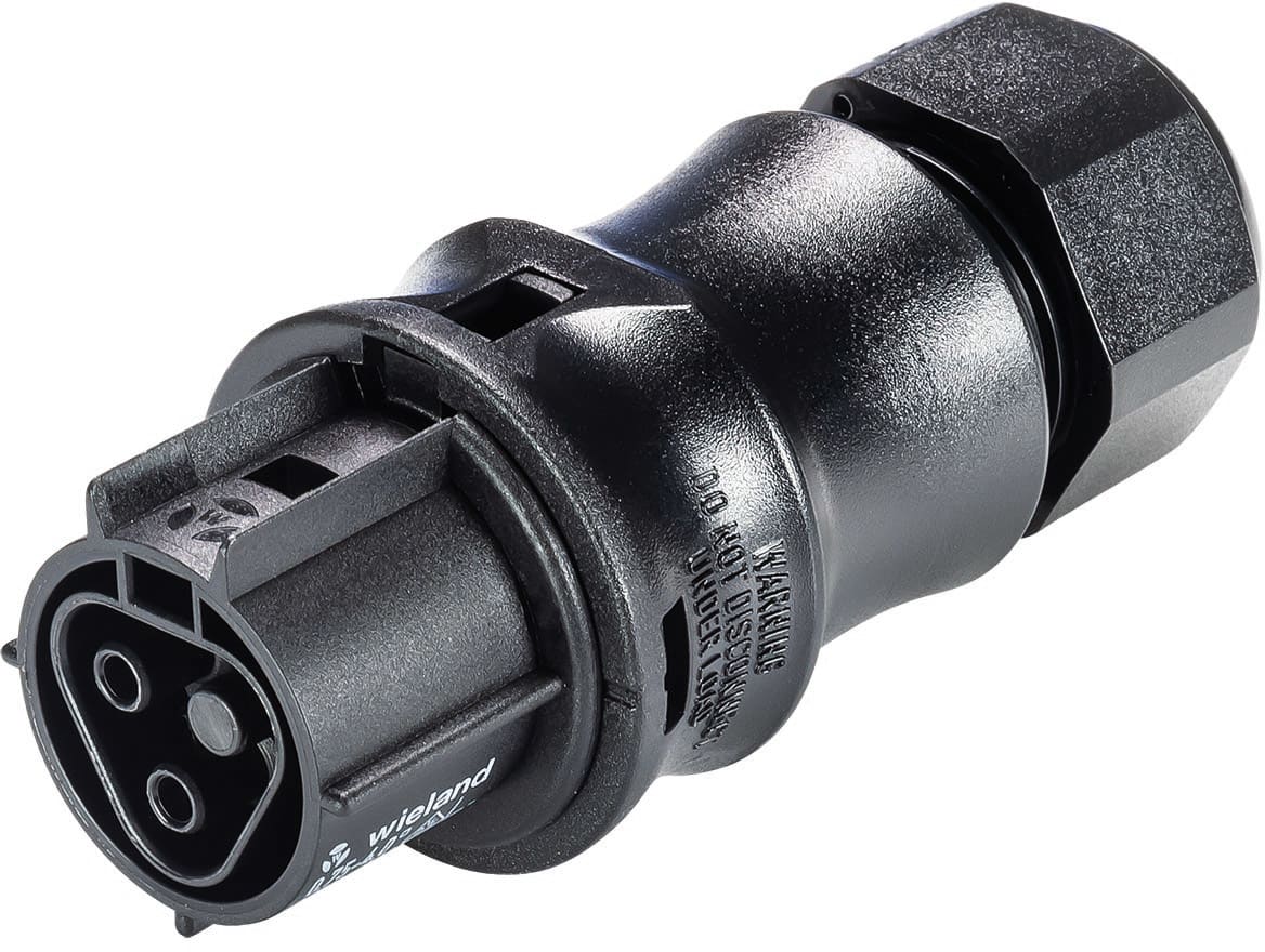 Wieland - connecteur RST20i2 femelle à vis 6-10mm Noir