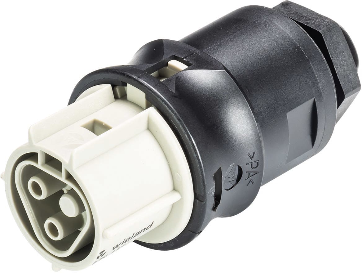 Wieland - embase RST20i2 M16 femelle à vis Gris foncé