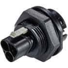 Wieland - embase RST20i2 M25 mâle à ressort Noir