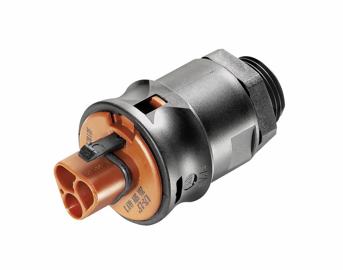 Wieland - embase RST20i2 M16 mâle à ressort Marron