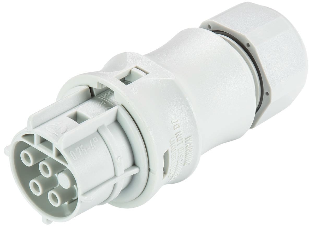 Wieland - connecteur RST20i4 femelle à vis 10-14mm Gris clair